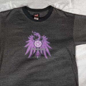 Vintage Dream Theater Band Ringer T Shirt Womens XL Music Made In USA Gray Y2K